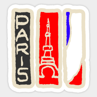 Paris Eiffel-tower French Design Sticker